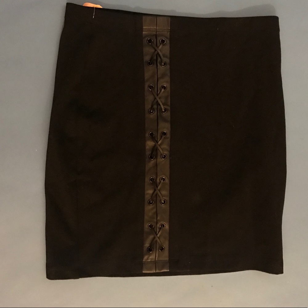 Fifteen Twenty Black Stretch Knit Skirt
